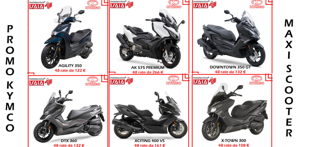 Promo KYMCO maxi scooter