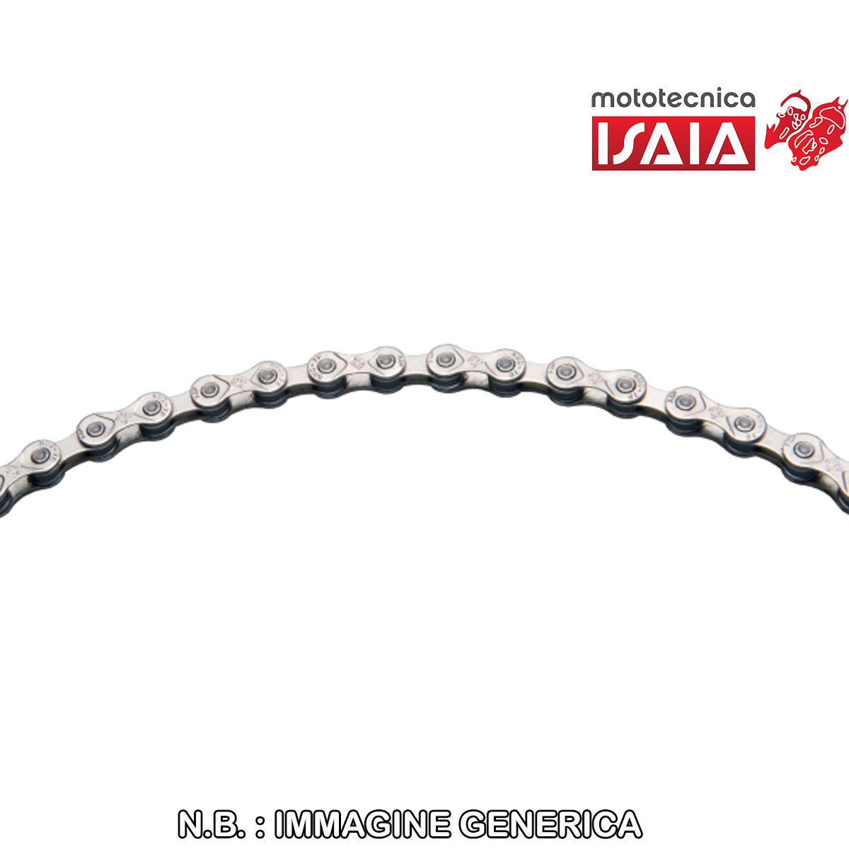 CATENA X8 8V - 114 MAGLIE, ARGENTO