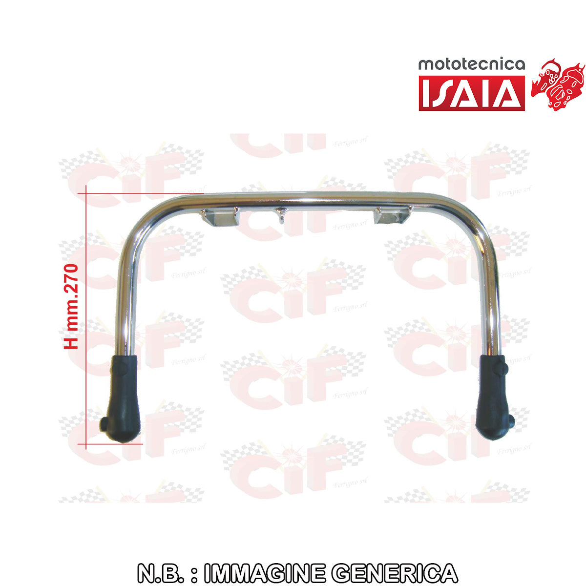 CAVALLETTO CENTRALE CROMATO PER VESPA GL-SPRINT