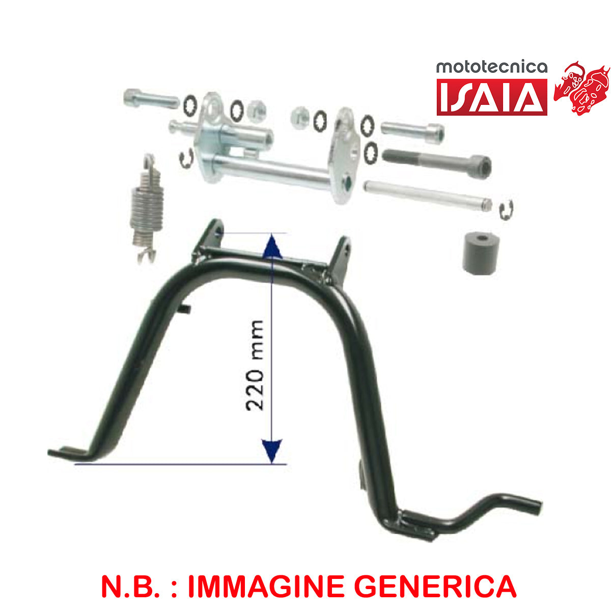CAVALLETTO CENTRALE RMS APRILIA SCARABEO/MBK