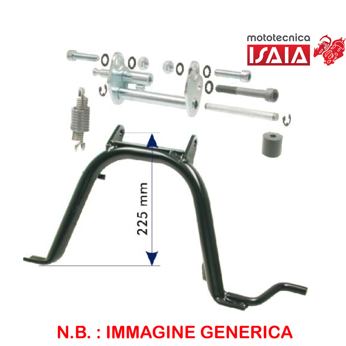 CAVALLETTO CENTRALE RMS APRILIA SR/MBK NITRO