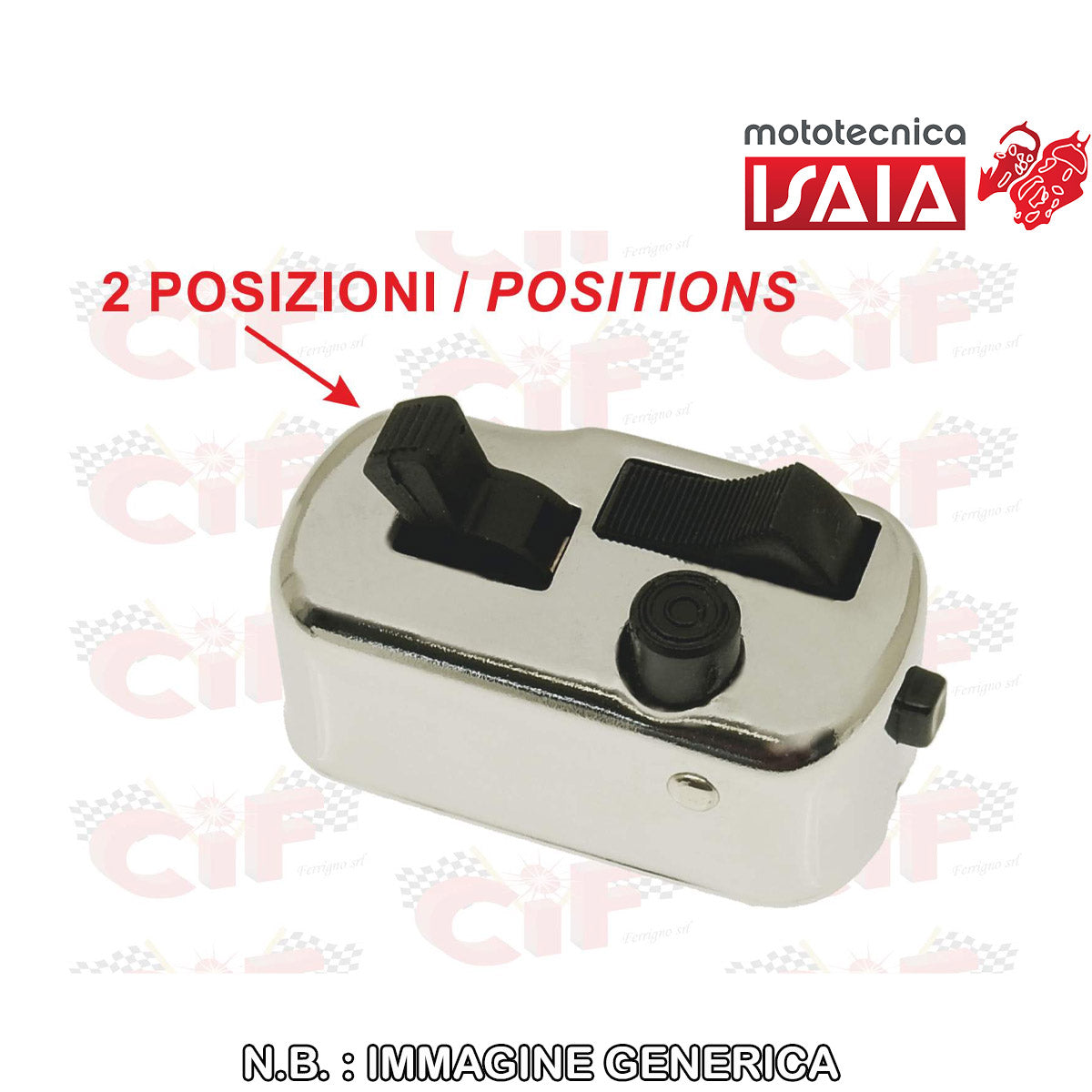 COMMUTATORE LUCI (2 POSIZIONI) VESPA 50-50R-50L - APE 50