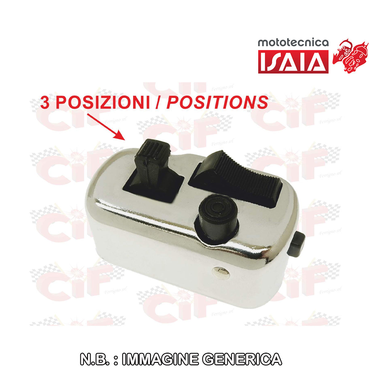 COMMUTATORE LUCI (3 POSIZIONI) VESPA 90-PRIMAVERA-GTR-TS-SUPER-SPRINT-RALLY 180