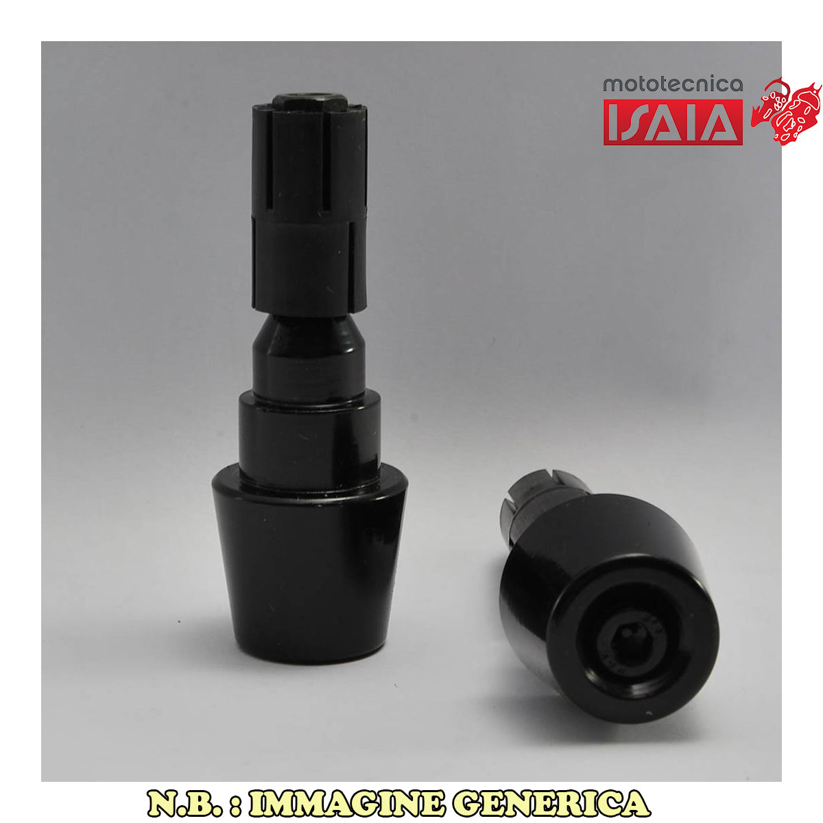 CONTRAPPESO CONICO Ø29 NERO C/EXPANDER C/VITE X MANUBRIO MLAGUTI CENTRO