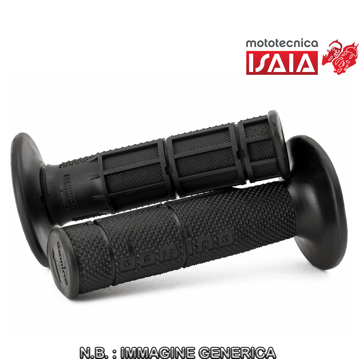 COPPIA MANOPOLE CROSS/ENDURO NERE