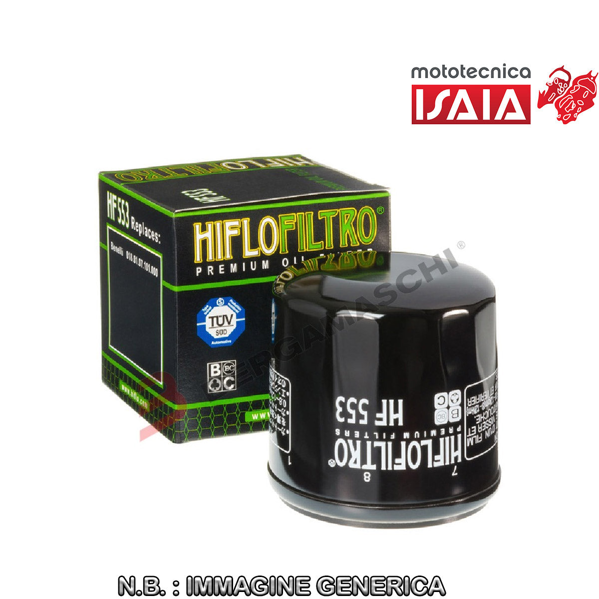 FILTRO OLIO BENELLI TORNADO - TNT