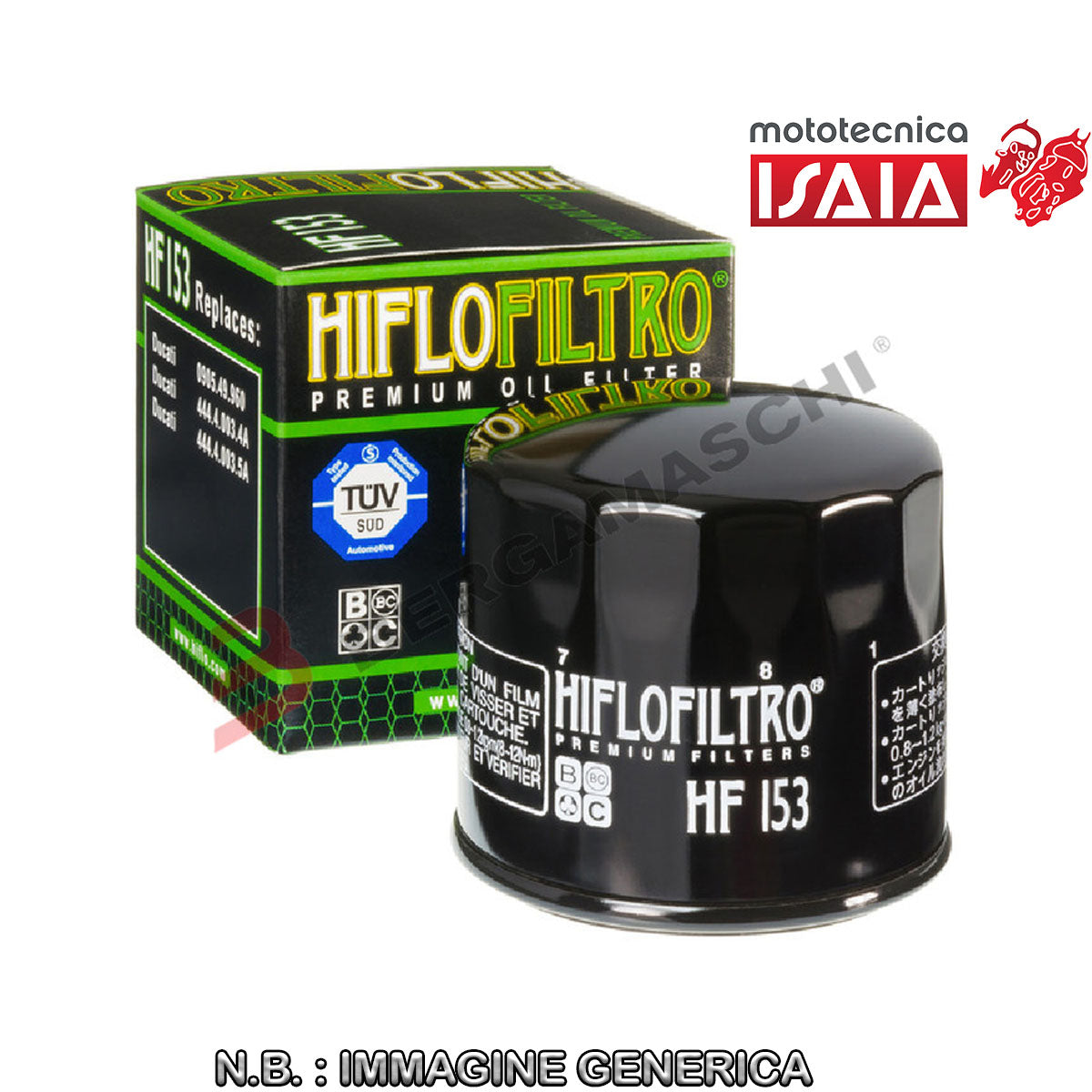FILTRO OLIO DUCATI MONSTER-748 -996-998