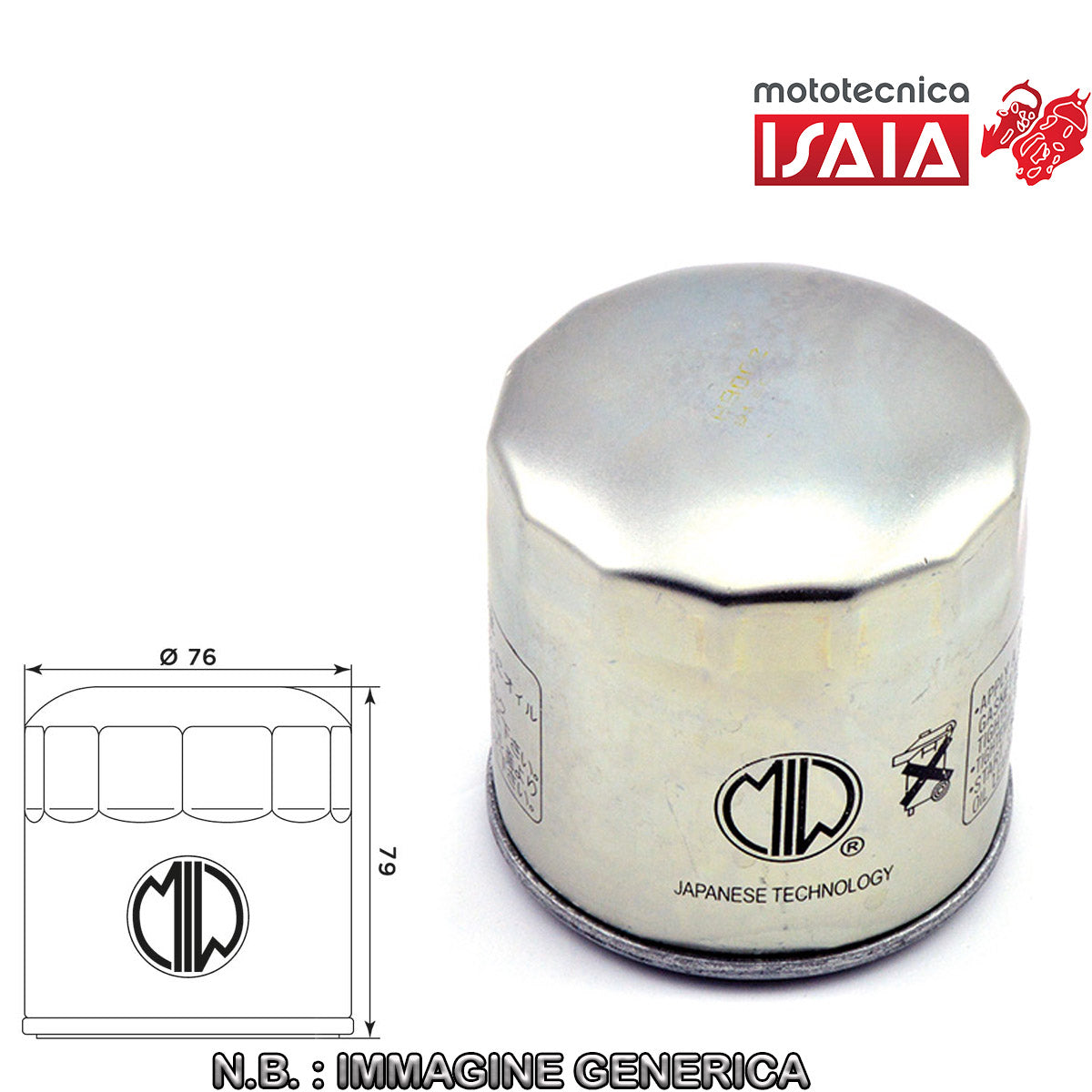 FILTRO OLIO MEIWA BMW R GS 850
