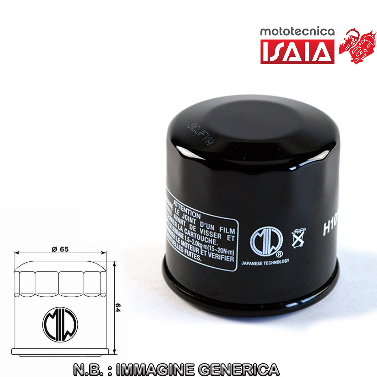 FILTRO OLIO MEIWA HONDA SH 300/350