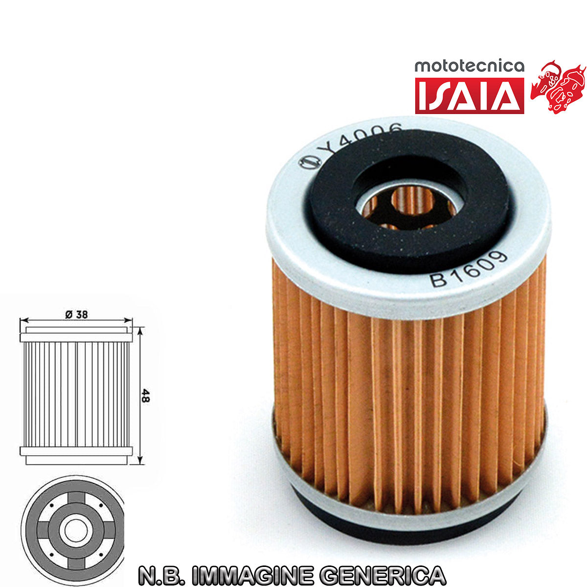 FILTRO OLIO MEIWA YAMAHA XT 350