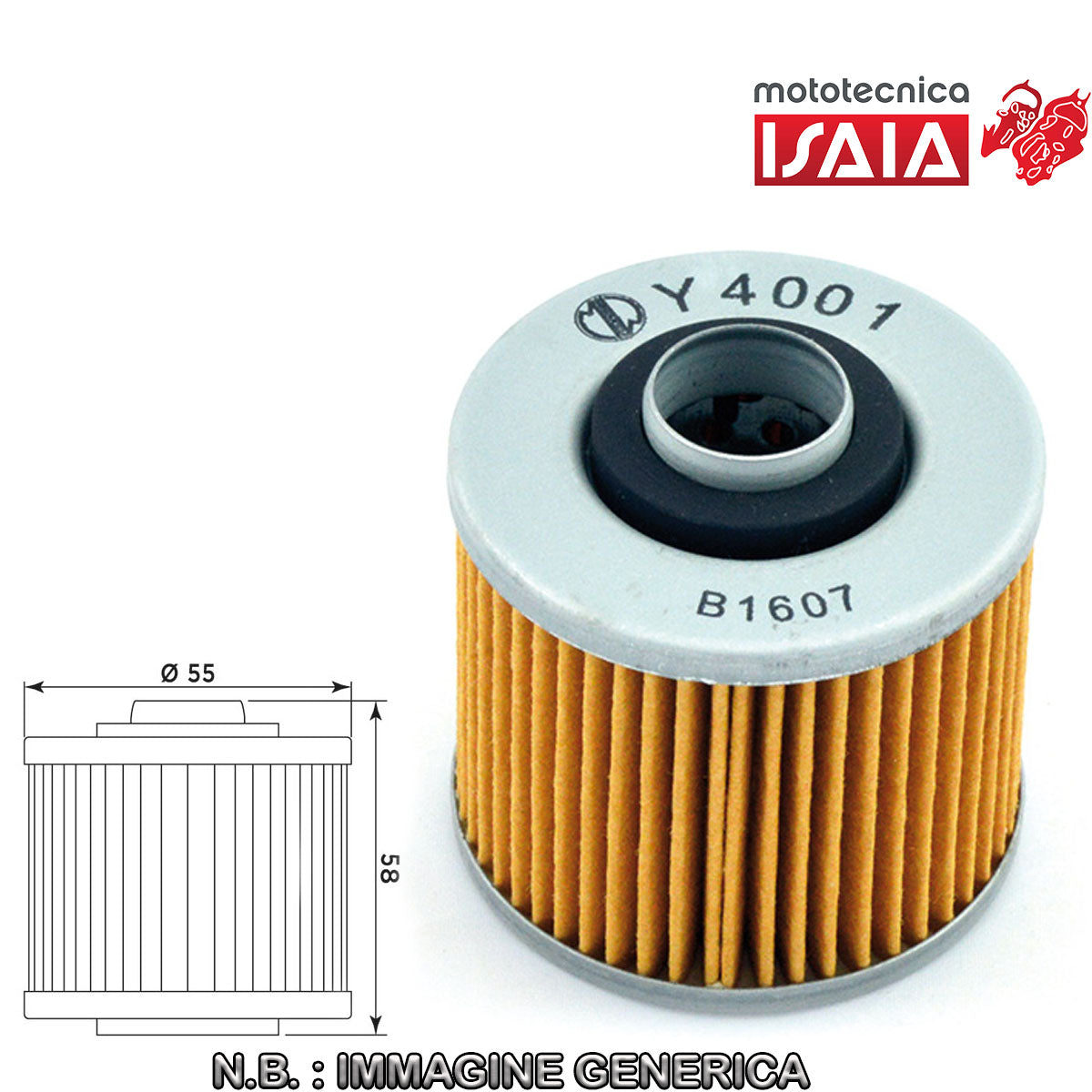 FILTRO OLIO MEIWA YAMAHA XT 600