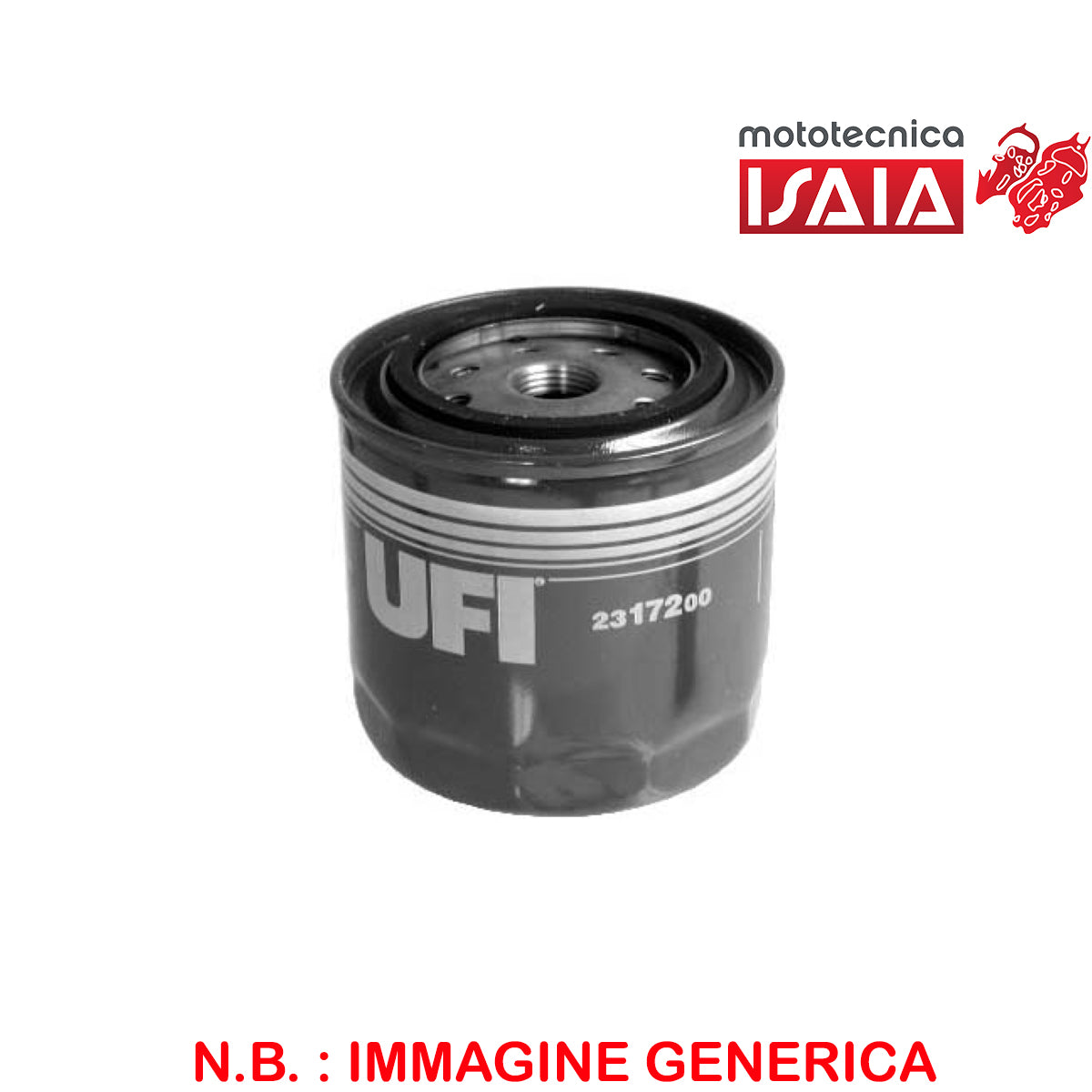 FILTRO OLIO UFI PIAGGIO APE CAR POKER TM703