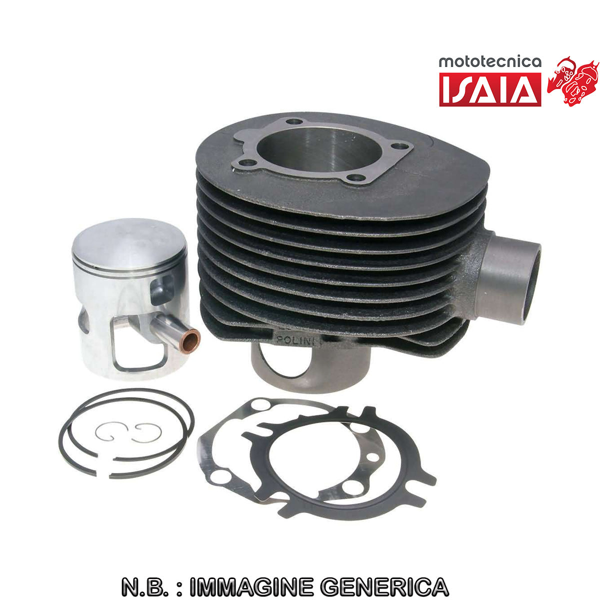 GRUPPO TERMICO POLINI KIT CILINDRO PISTONE 210cc Ø68 VESPA PX PE 200 / ARCOBALENO