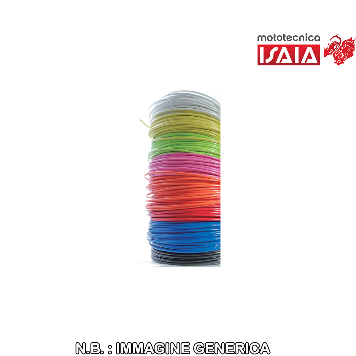 GUAINA PERFORMANCE CON INSERTO IN TEFLON - 30 MT, D. 4 MM, NERO
