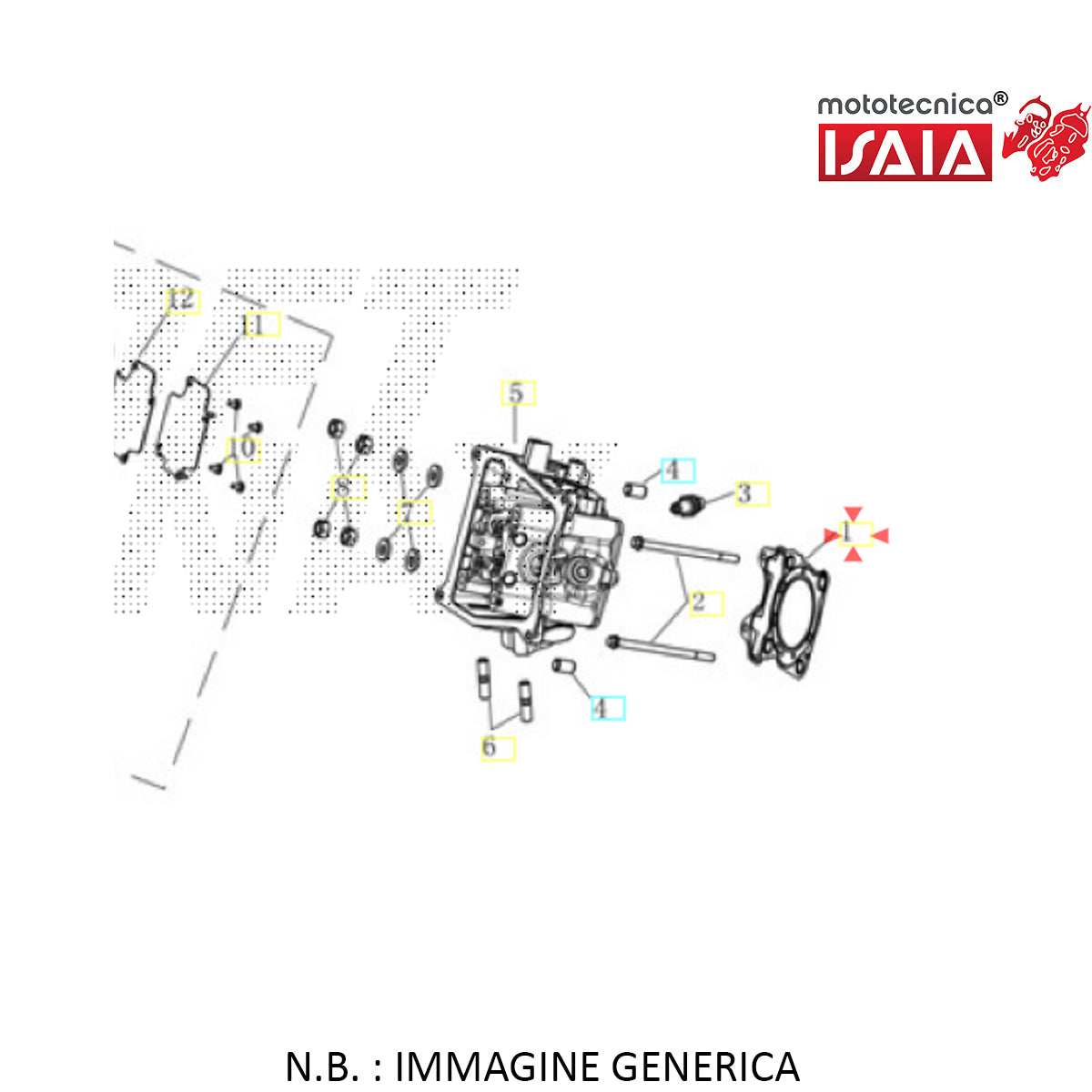 GUARNIZIONE TESTA SR16