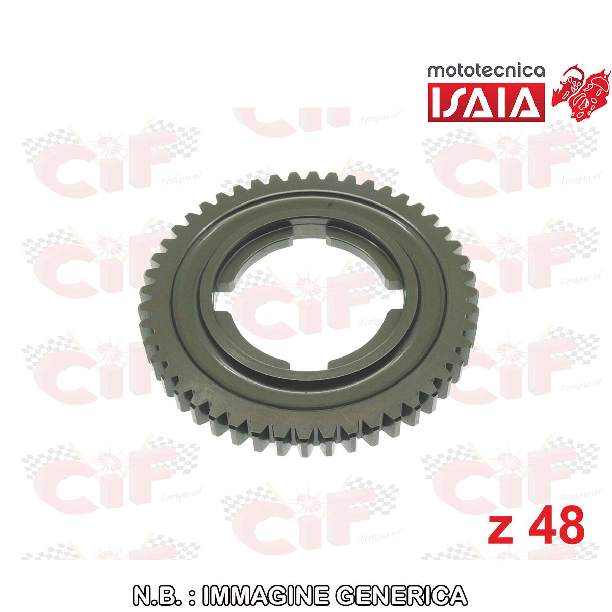 INGRANAGGIO DI 3^VELOCITA' z 48 - DENTI PASSO FINE