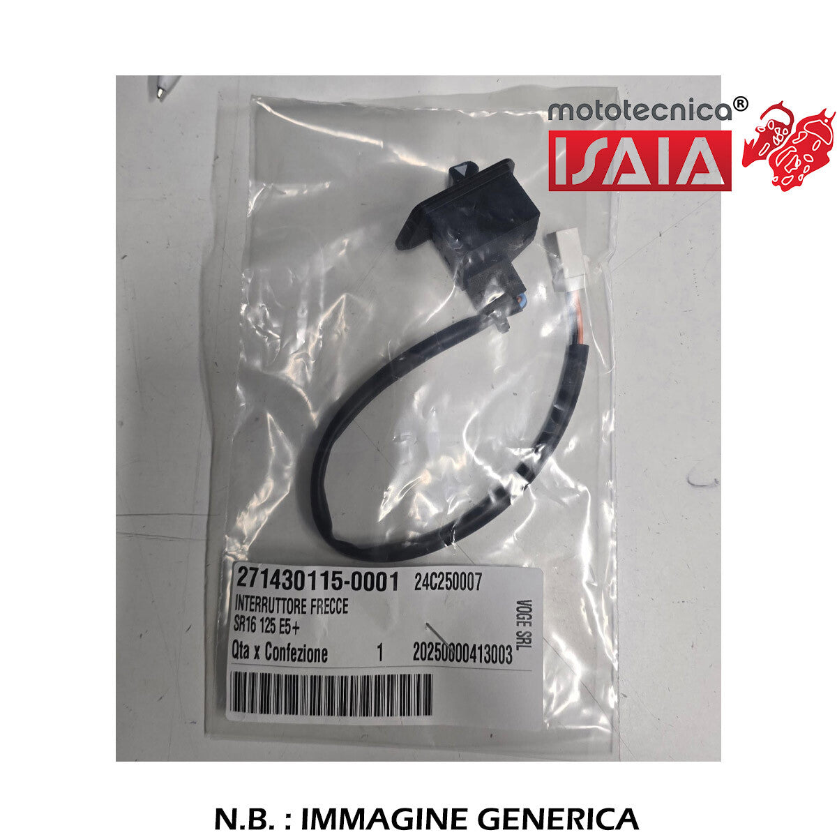 INTERRUTTORE FRECCE ORIGINALE VOGE SR 16 125/200