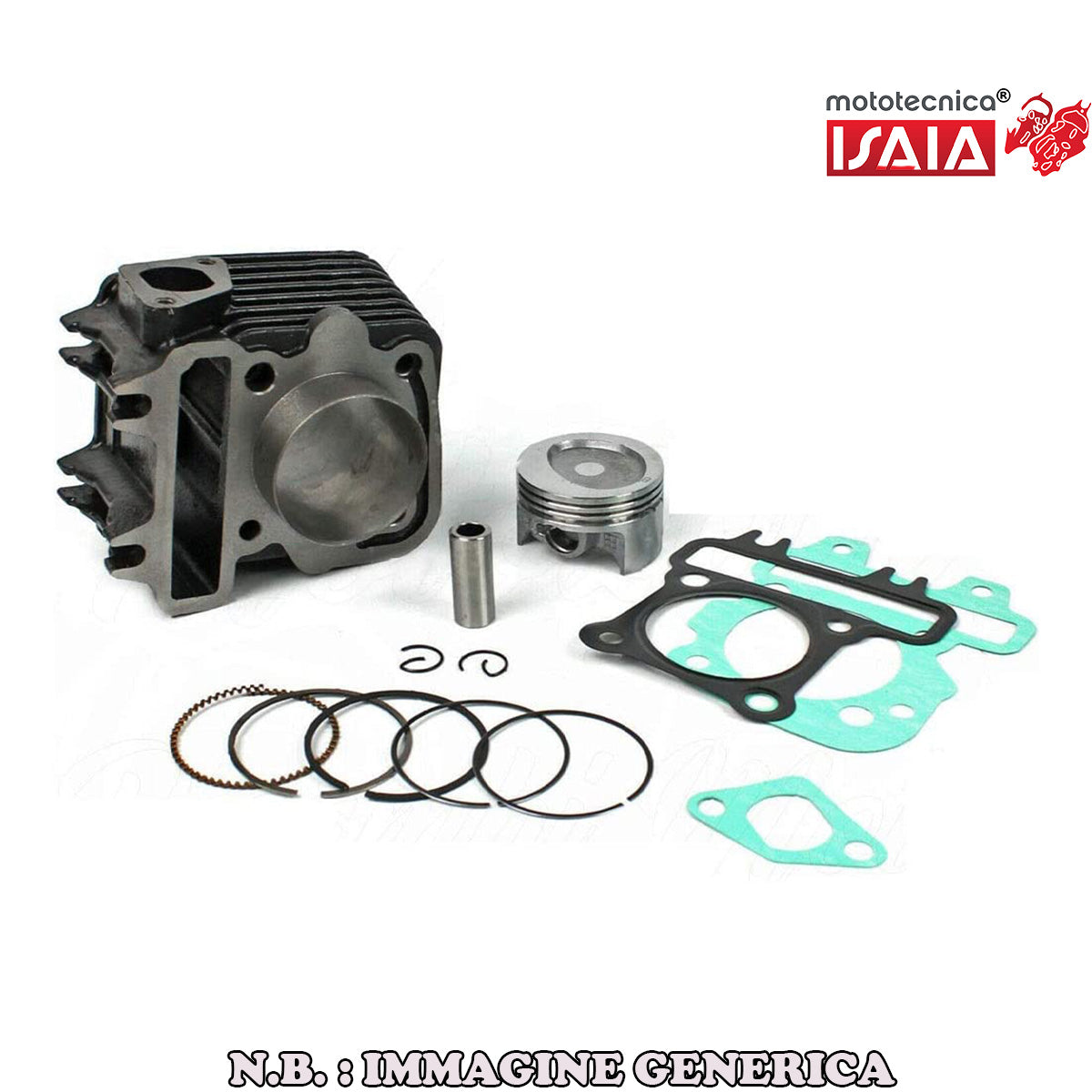 KIT CILINDRO PIAGGIO 50cc 4T TRASFORMAZIONE A 80cc