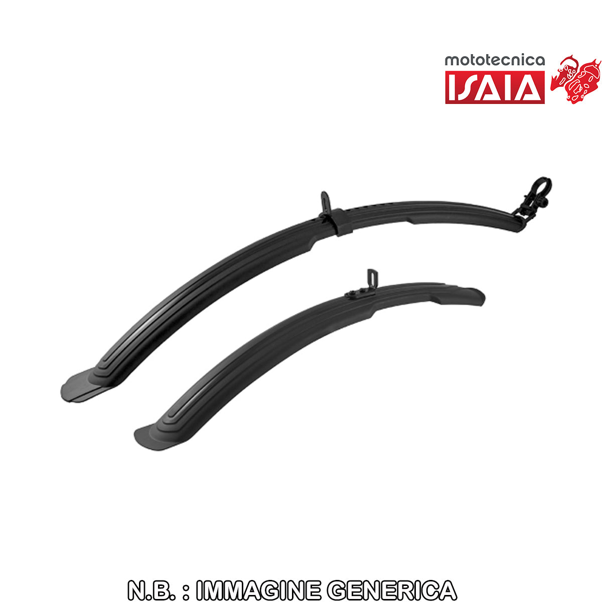 KIT PARAFANGHI MTB SLIM - NERO