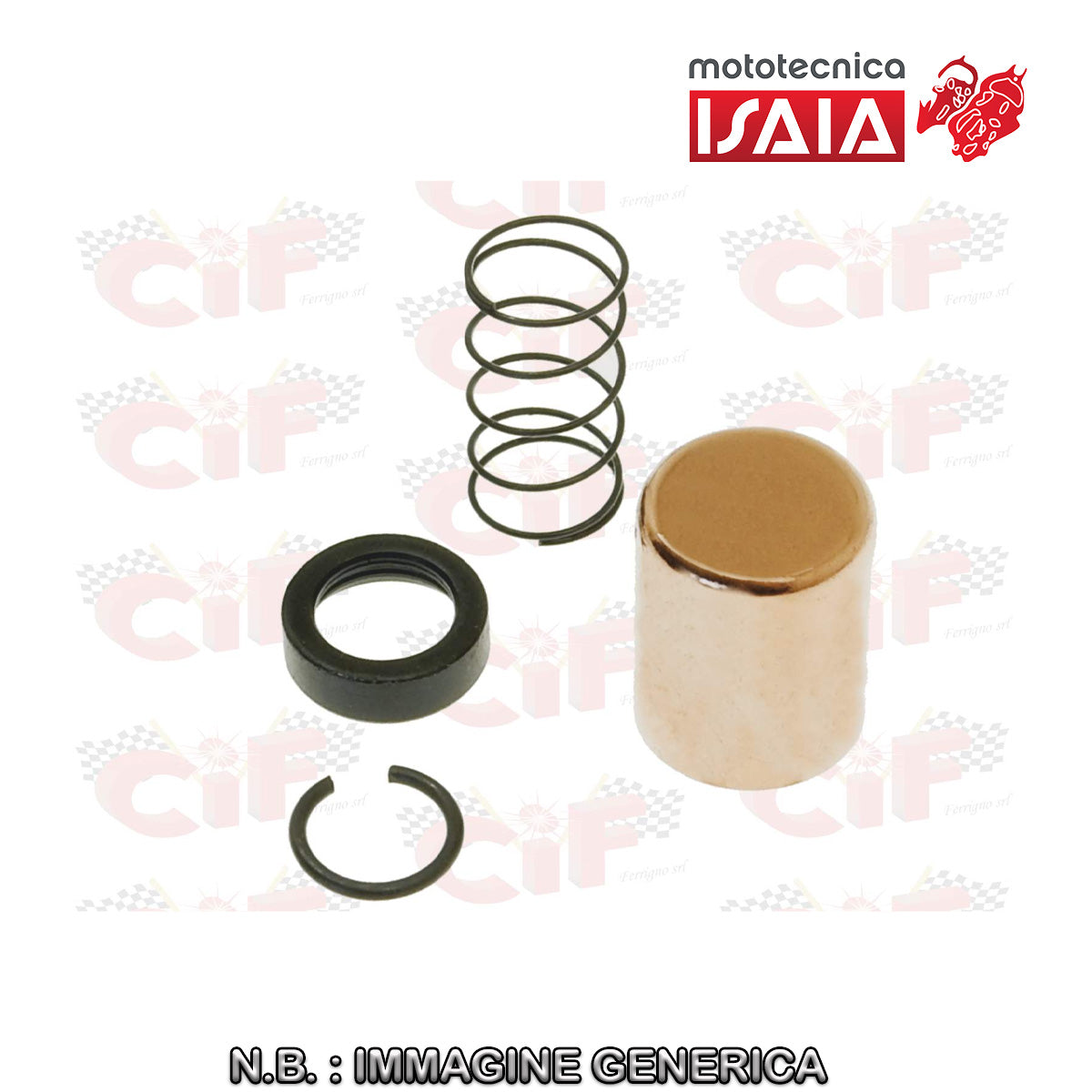 KIT REVISIONE MOTORINO COMPLETO DI DISTANZIALE VESPA PXE