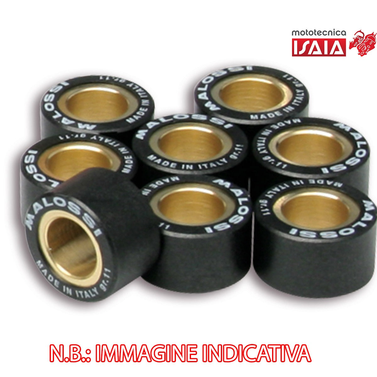KIT RULLI DIAM 20x12 GR 13 MALAGUTI MADISON 250