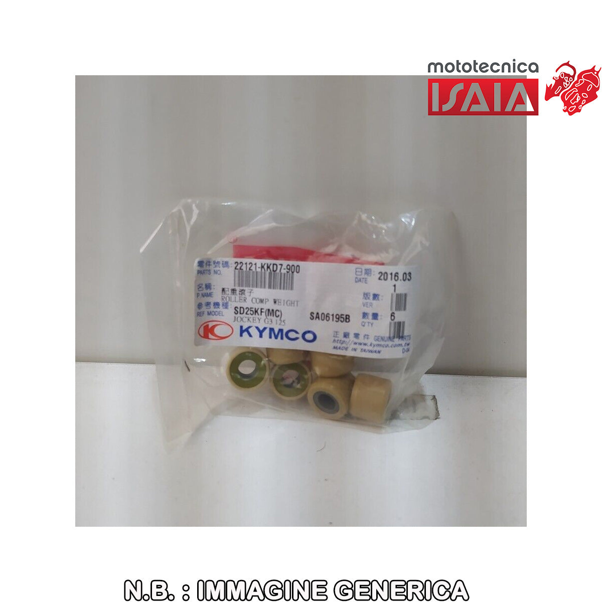 KIT RULLI KYMCO PEOPLE GT 200