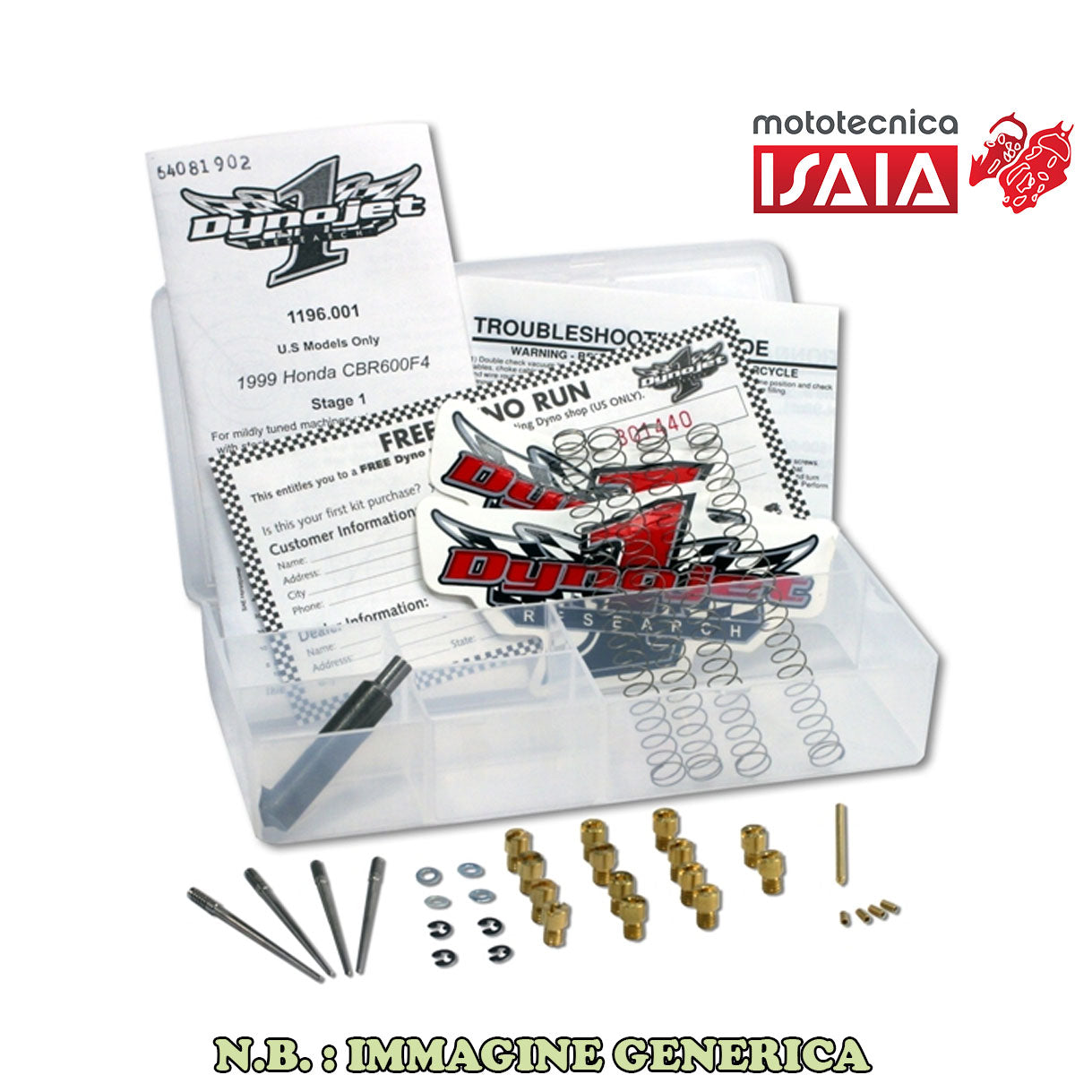 Kit carburazione dynojet stage 1 honda hornet 60 03-06