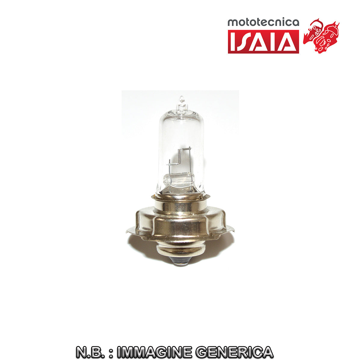 LAMPADA ALOGENA 12V-20W PIATTELL.P26S