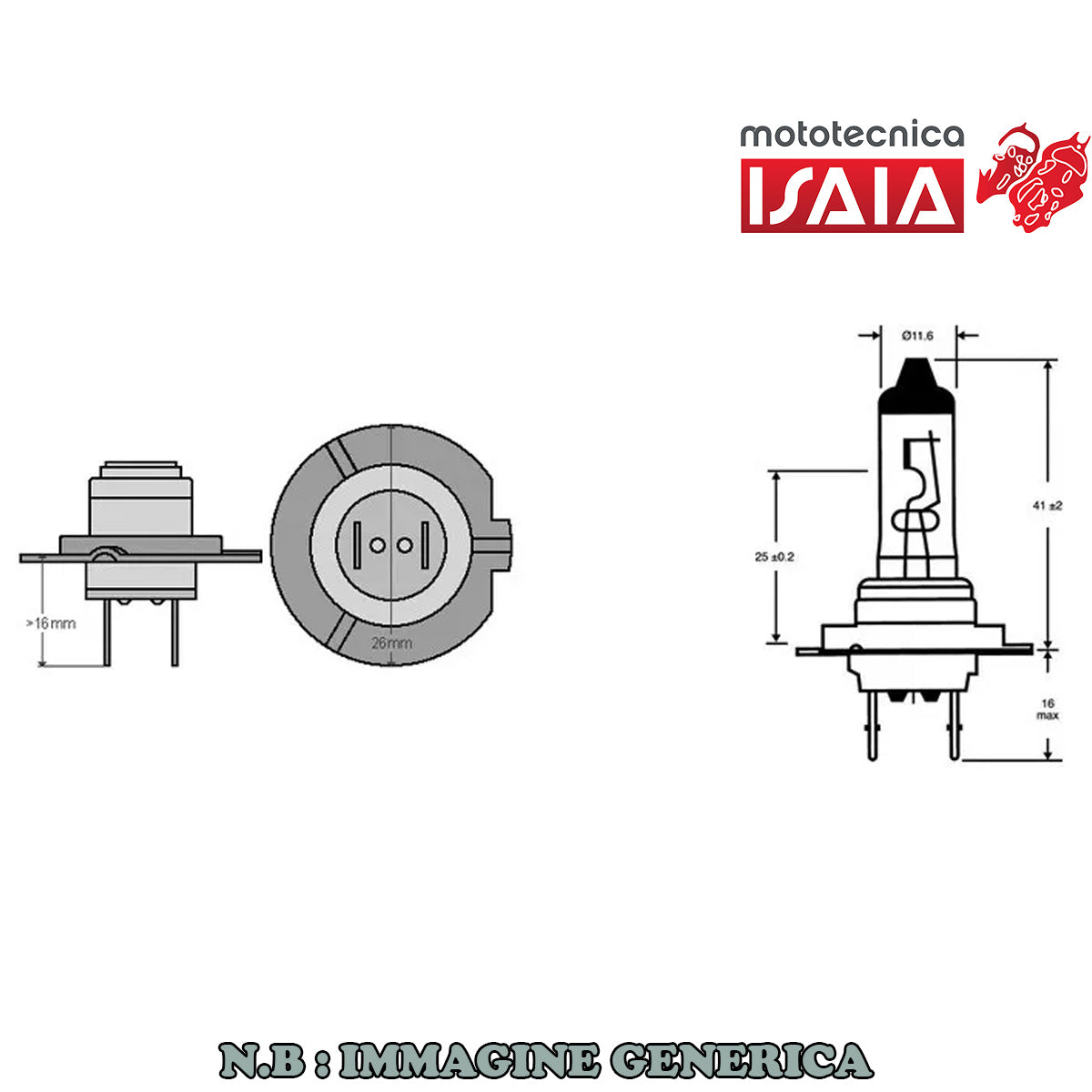 LAMPADA H7 12V 55W ALOG.PX26D