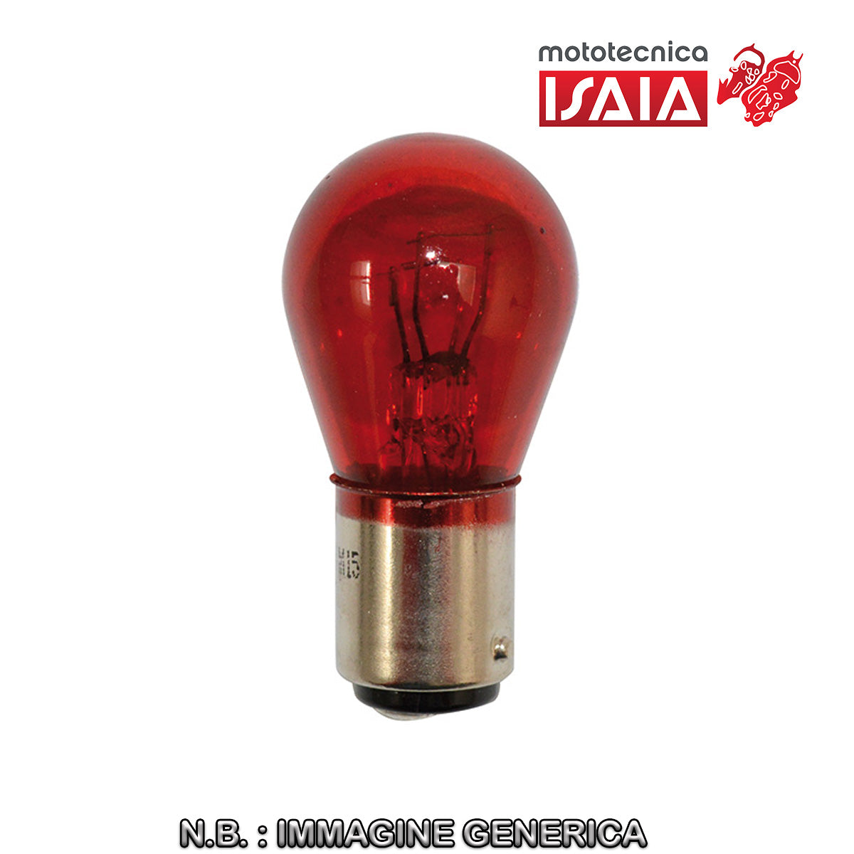 LAMPADA HERT BILUCE 12V-5/21W BAY15D ROSSA (C10)