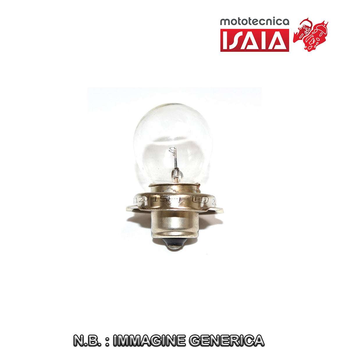 LAMPADA HERT CICLOMOTORE 12V-15W P26S (C10)