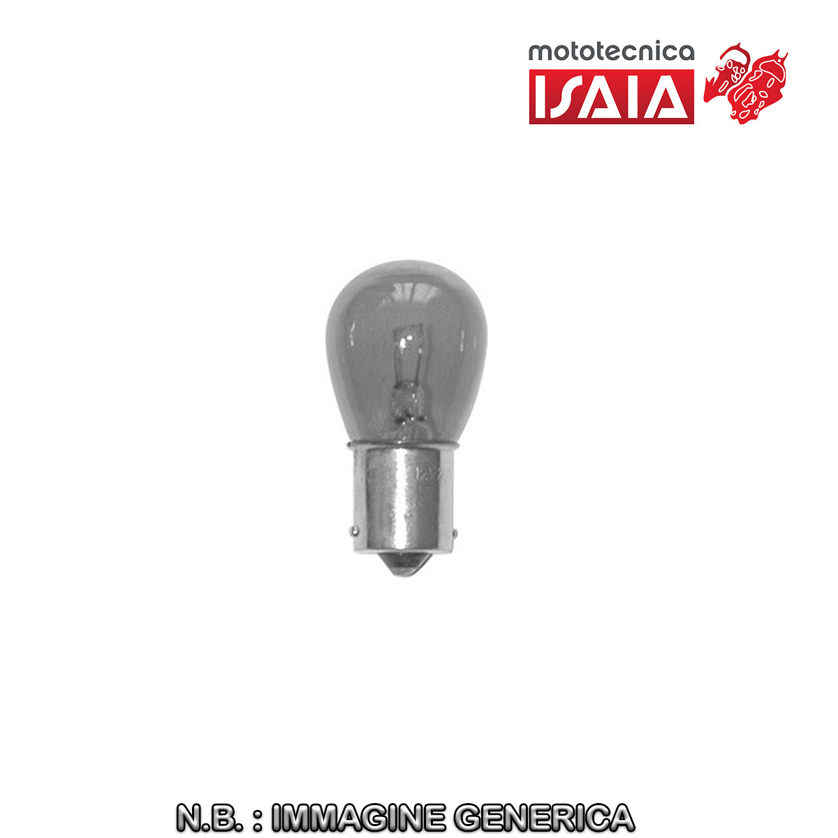 LAMPADA HERT MONOLUCE ARANCIO12V 21W BA15S (C10)