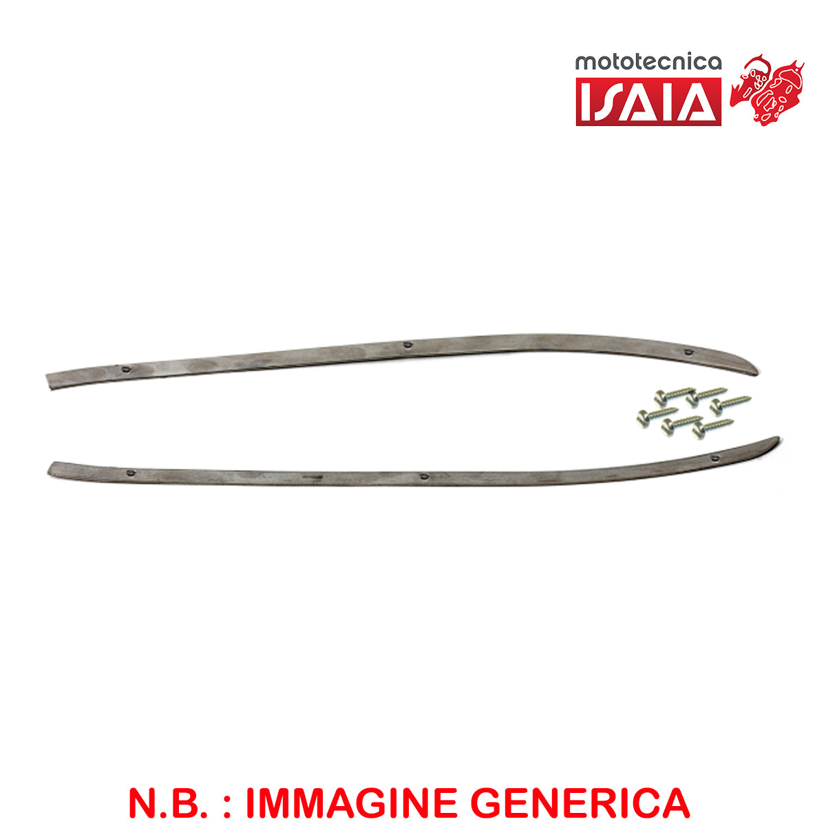 LISTELLI PEDANA PER PEDANA PER TAPPETINO CENTRALE IN GOMMA RMS CLASSIC PIAGGIO VESPA 125-ET3