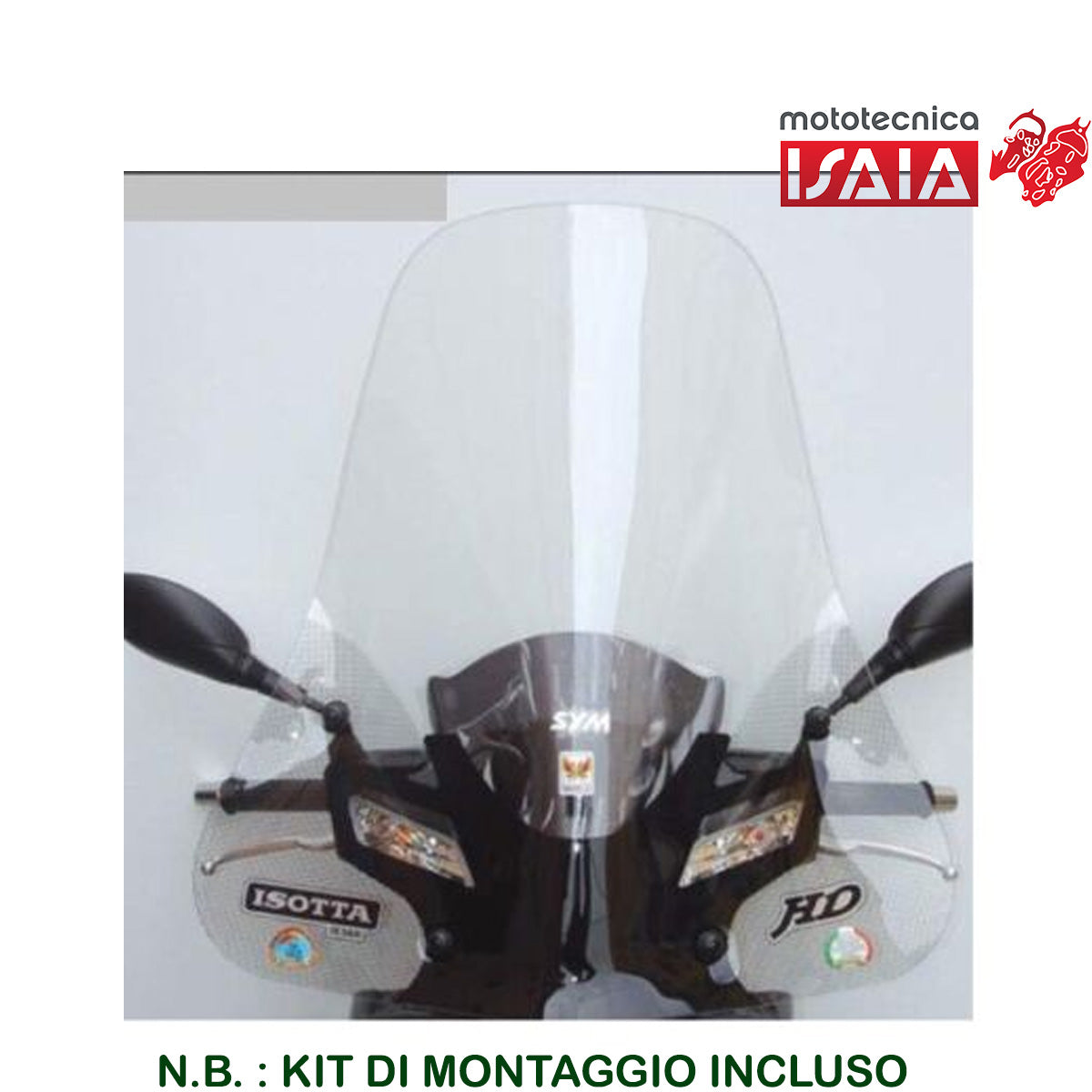 PARABREZZA CLASSIC PER PEUGEOT LXR 125 / 200 ANNI 2009>2014