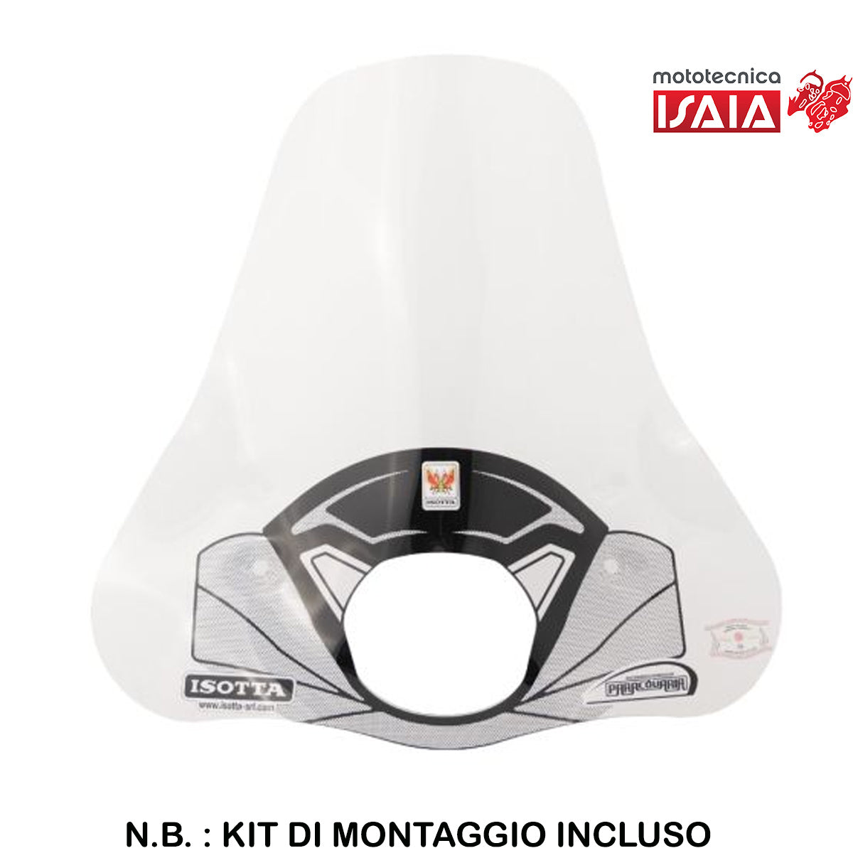 PARABREZZA MEDIA PROTEZIONE PER HONDA SH 125I - 150I 2009 - 05/2012