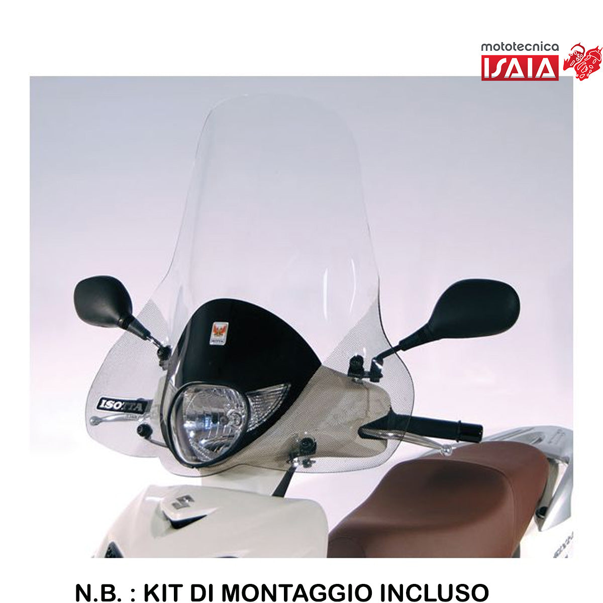 PARABREZZA MEDIA PROTEZIONE PER SUZUKI SIXTEEN 125-150 2007-2014