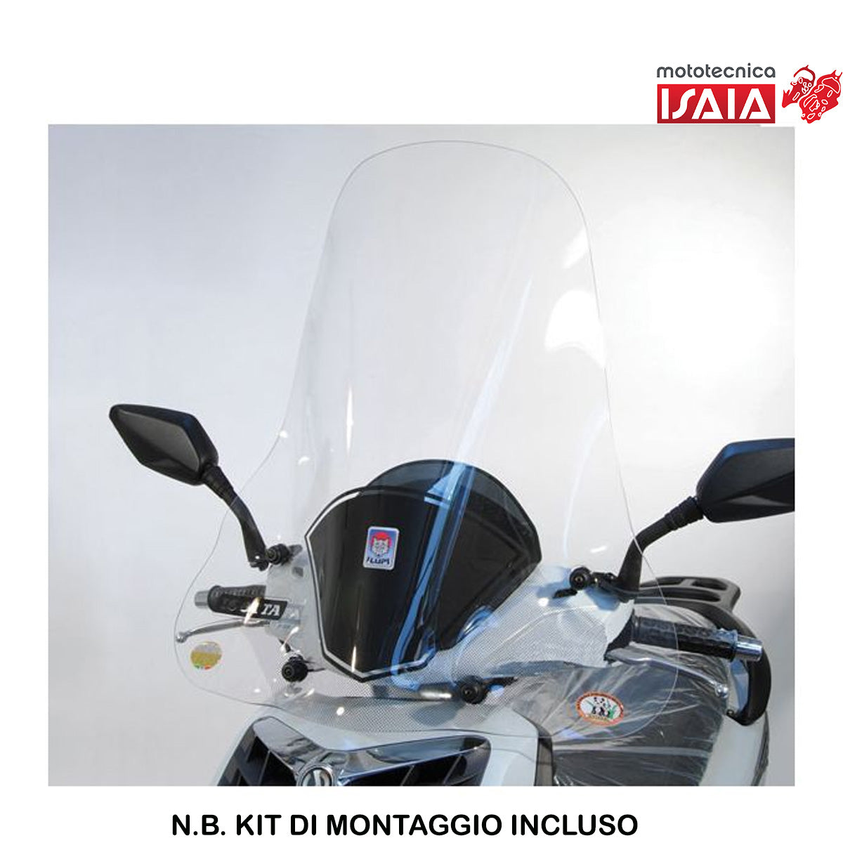 PARABREZZA MEDIA PROTEZIONE PER SYM HD2 RESTYLING 125-200 2010-2017