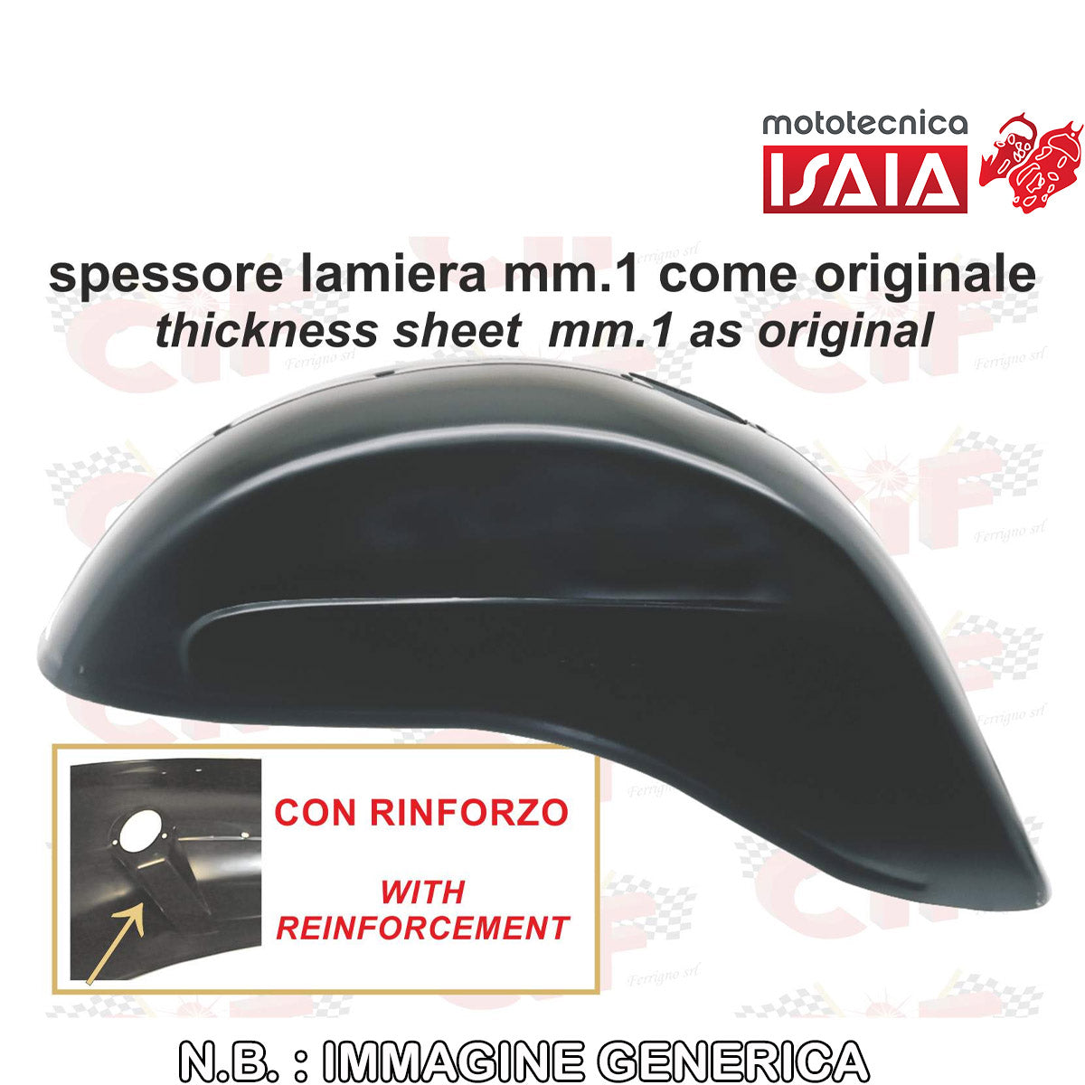 PARAFANGO ANTERIORE (C/RINFORZO INTERNO)V.SPRINT 150