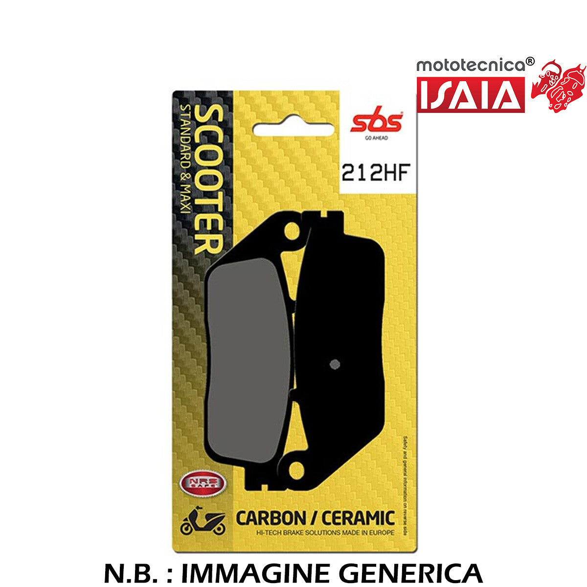 PASTIGLIA FRENO SBS 212HF