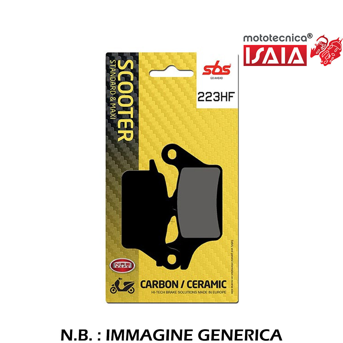 PASTIGLIA FRENO SBS 223HF
