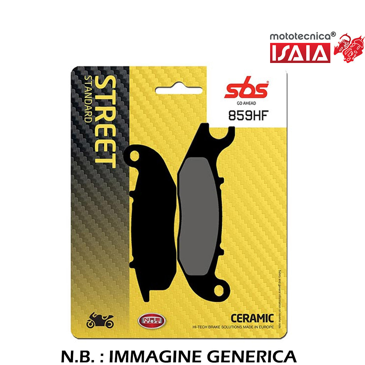 PASTIGLIA FRENO SBS 859HF