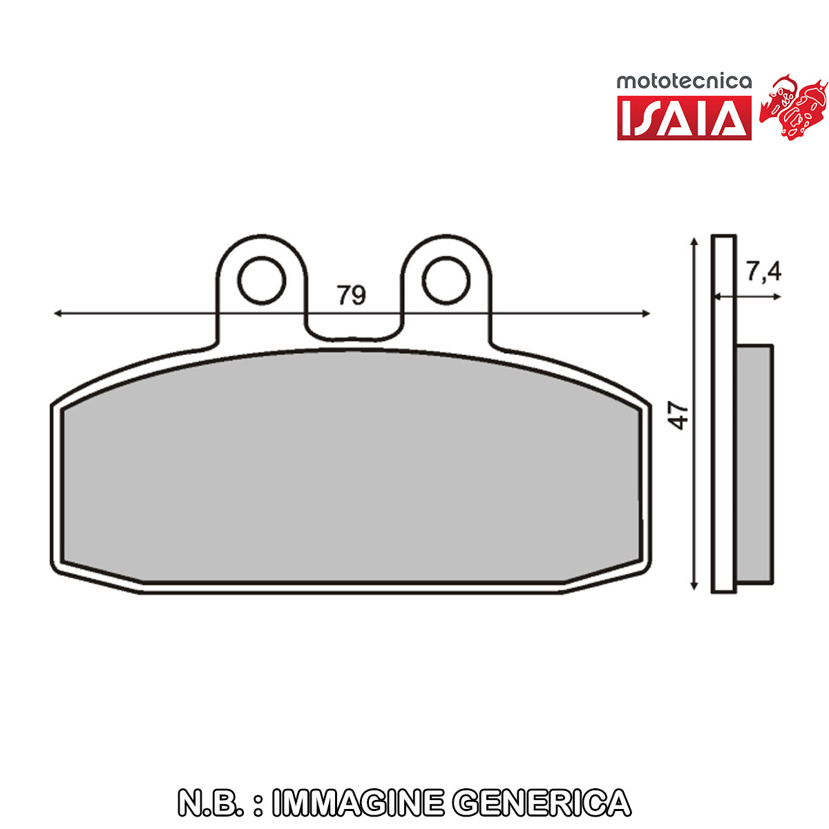 PASTIGLIE FRENO RMS ORGANICHE APRILIA SCARABEO 125