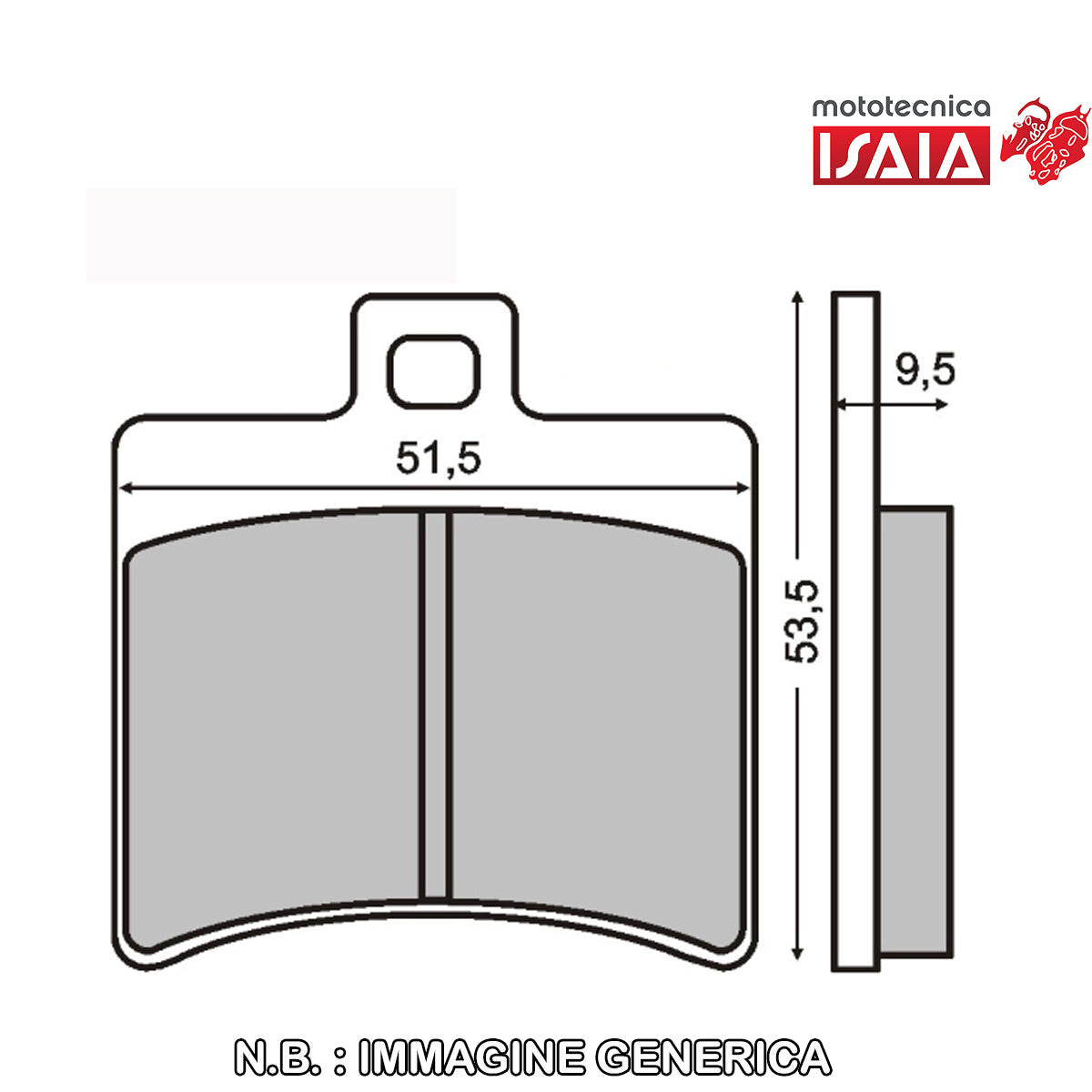 PASTIGLIE FRENO RMS ORGANICHE APRILIA SCARABEO 125CC/LEONARDO 250CC