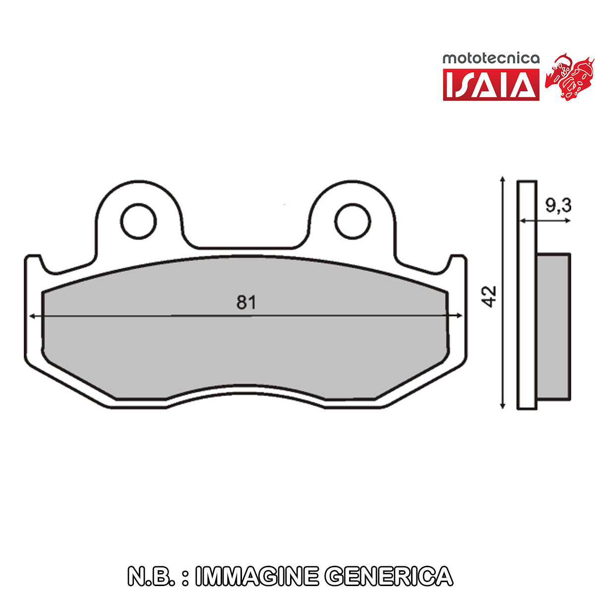 PASTIGLIE FRENO RMS ORGANICHE HONDA SH 125-150CC