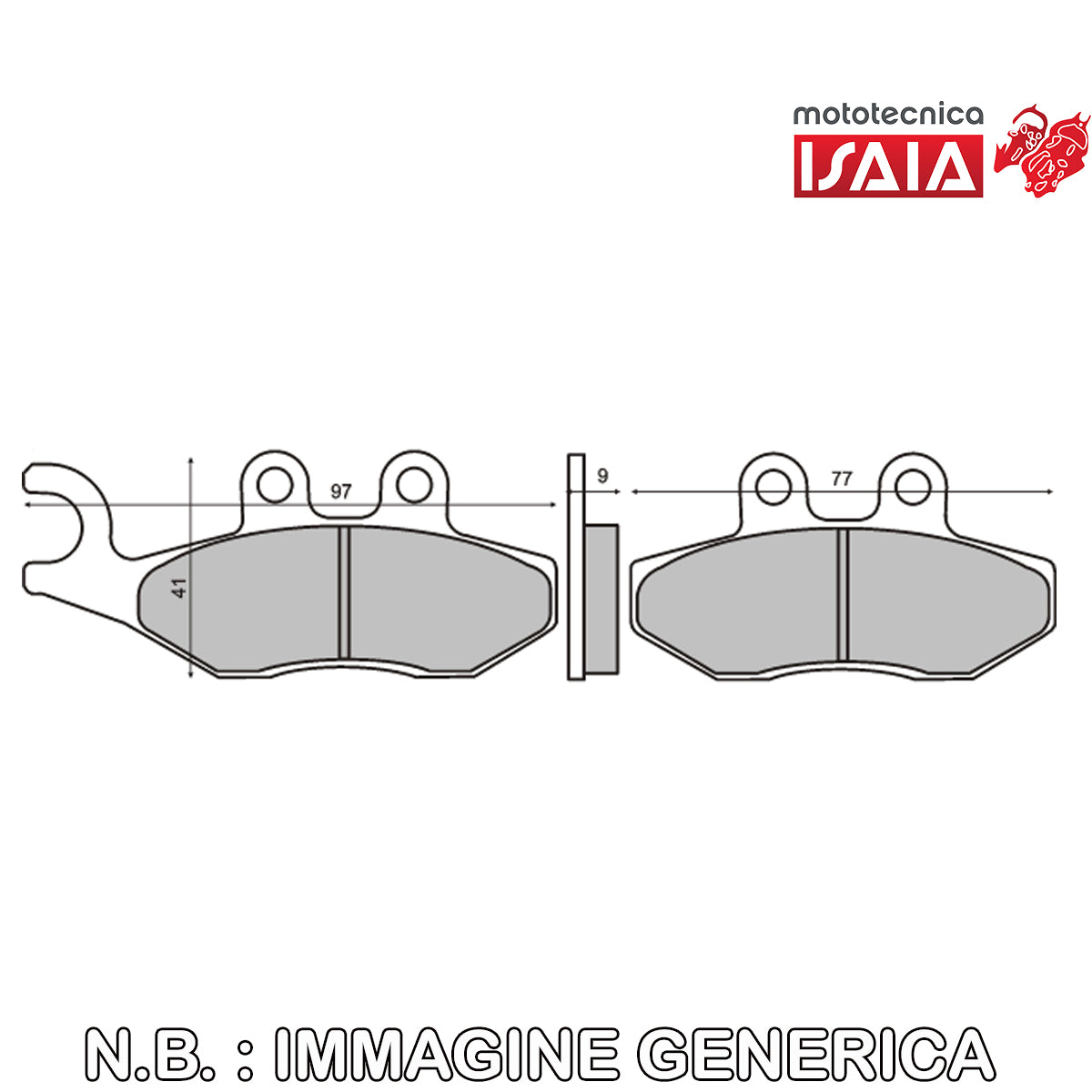 PASTIGLIE FRENO RMS ORGANICHE PIAGGIO BEVERLY 125-200CC
