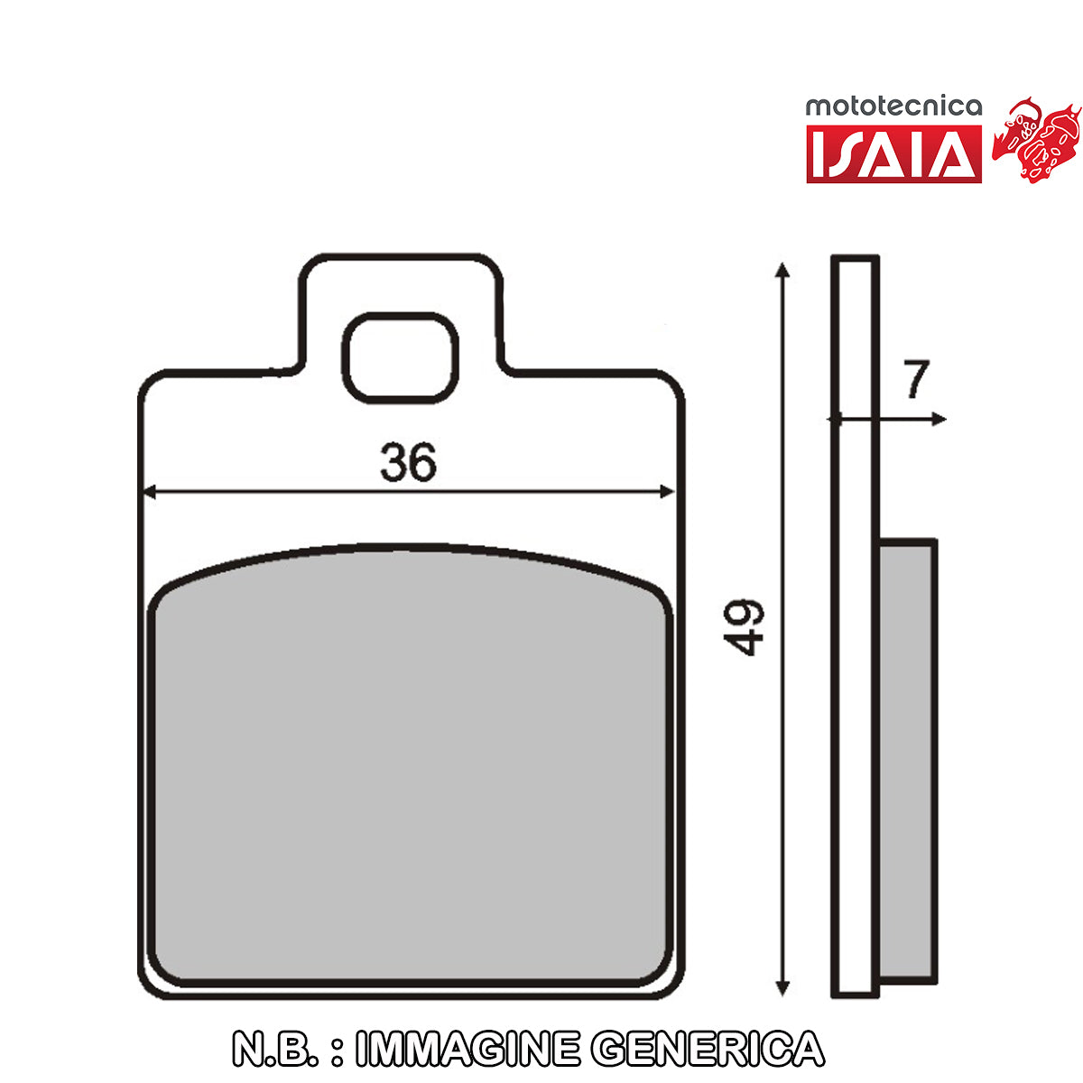 PASTIGLIE FRENO RMS ORGANICHE PIAGGIO LIBERTY/ZIP