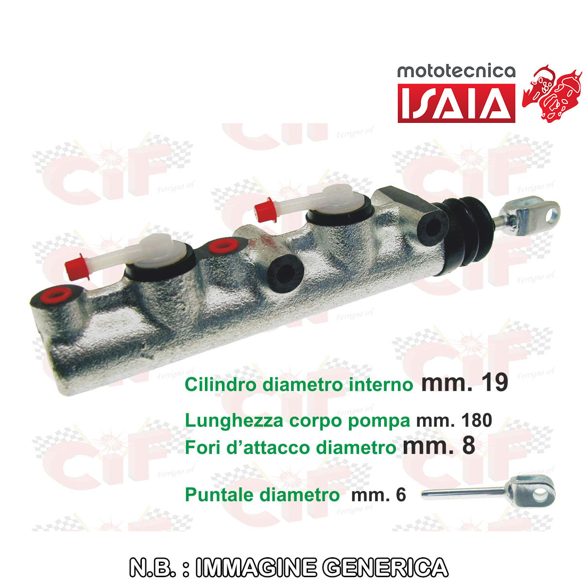 POMPA FRENO DOPPIA MANDATA APE MP703-P703V'84-