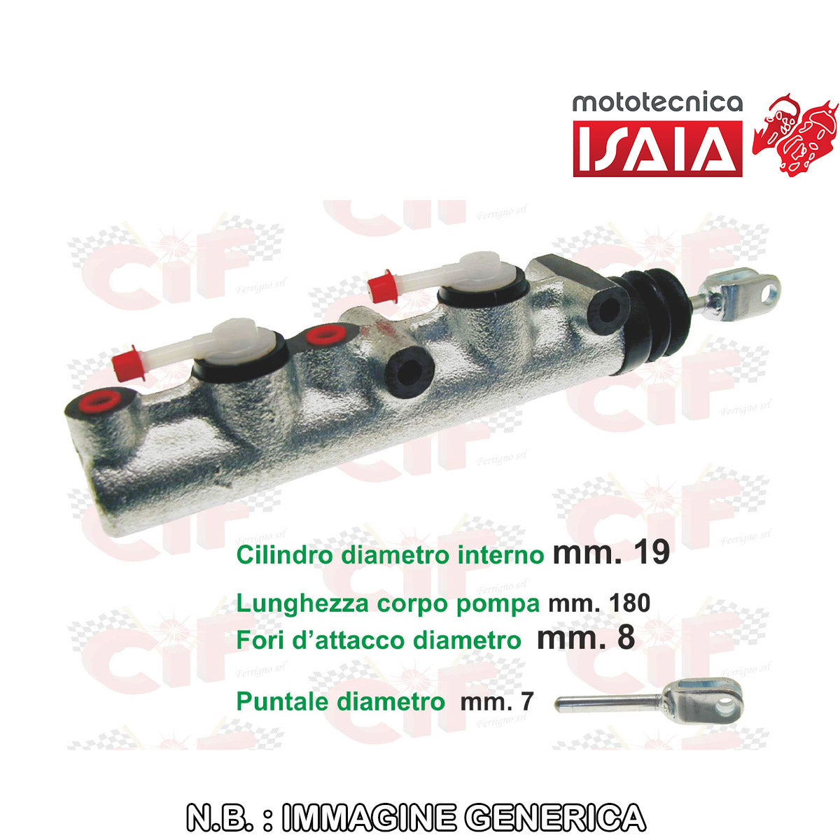 POMPA FRENO DOPPIA MANDATA APE POKER