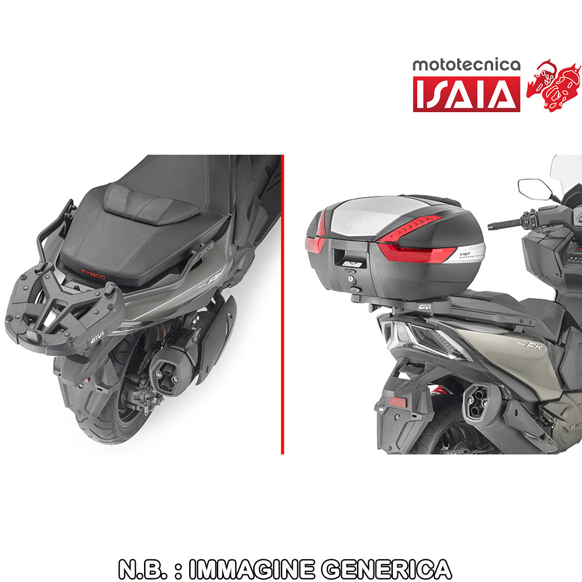 PORTAPACCHI KYMCO AK 550 PREMIUM