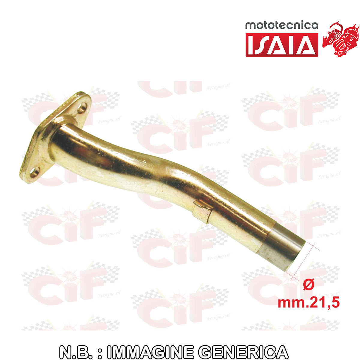 RACCORDO ASPIRAZIONE Ø mm.21,5 X CARB. 16-16 VESPA 90